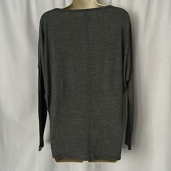 Go Couture Dark Grey Heart Long Sleeve Sweatshirt Top **Size S** ❤️❤️ - Picture 2 of 4